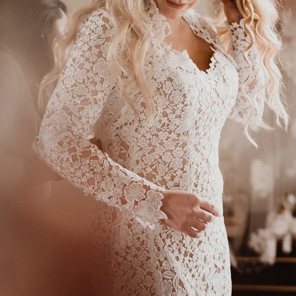 Monique Lhuillier Atherton Wedding Dress / Gown Size 6 - Picture 8 of 16